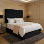 Panel Divan Bed - Black - Image 2