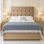 Cube Divan Bed - Beige