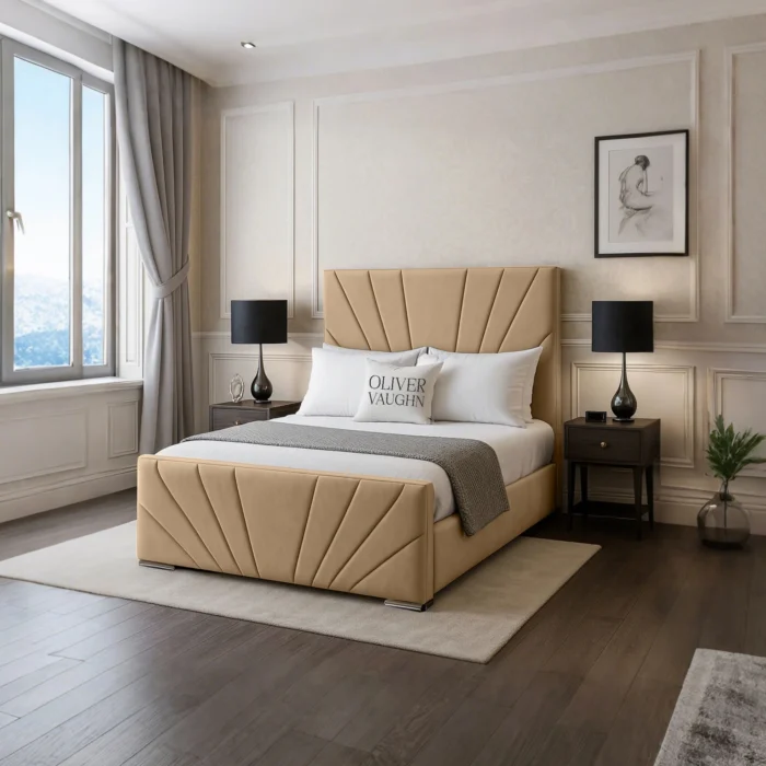 Diego Sunrise Bed - Beige - Image 2