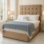Cube Divan Bed - Beige - Image 2