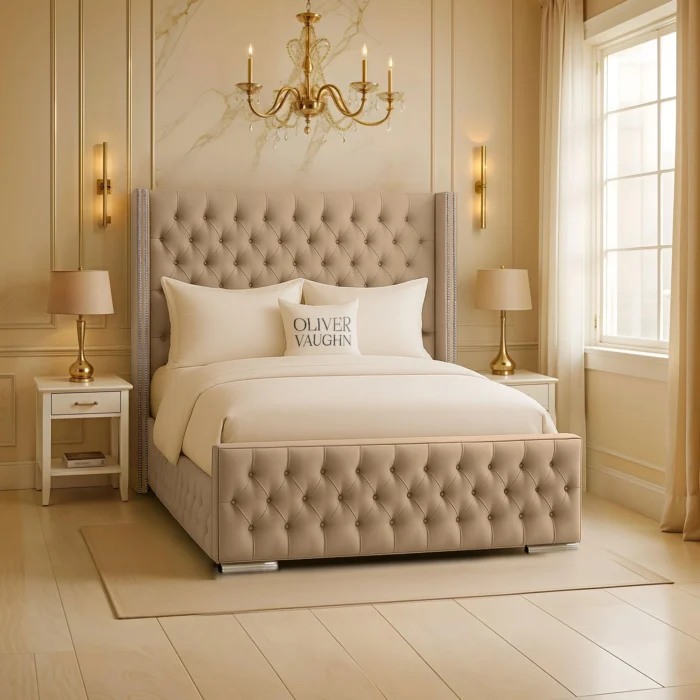 Wing Florida Bed - Beige - Image 2