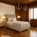 Chelsea Panel Bed - Beige - Image 2