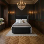 The Elan Upholstered Bed - Black