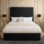Panel Divan Bed - Black
