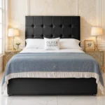 Cube Divan Bed - Black