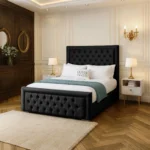 Hilton Chesterfield Bed - Black - Image 2