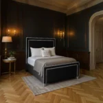 The Elan Upholstered Bed - Black - Image 2