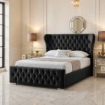 Oxford Wing Bed - Black - Image 2