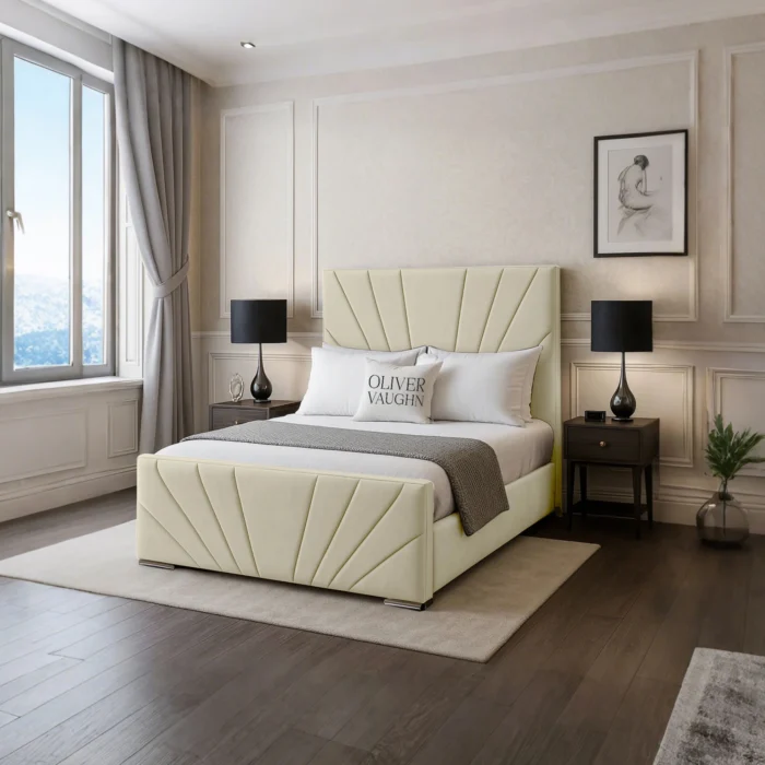 Diego Sunrise Bed - Cream - Image 2