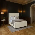 The Elan Upholstered Bed - Cream - Image 2