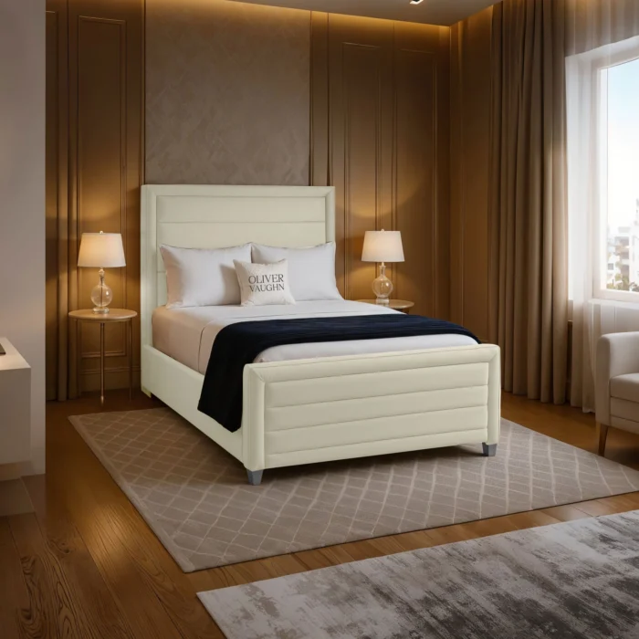 Hilton Horizon Bed - Cream - Image 2