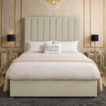 Panel Divan Bed - Cream
