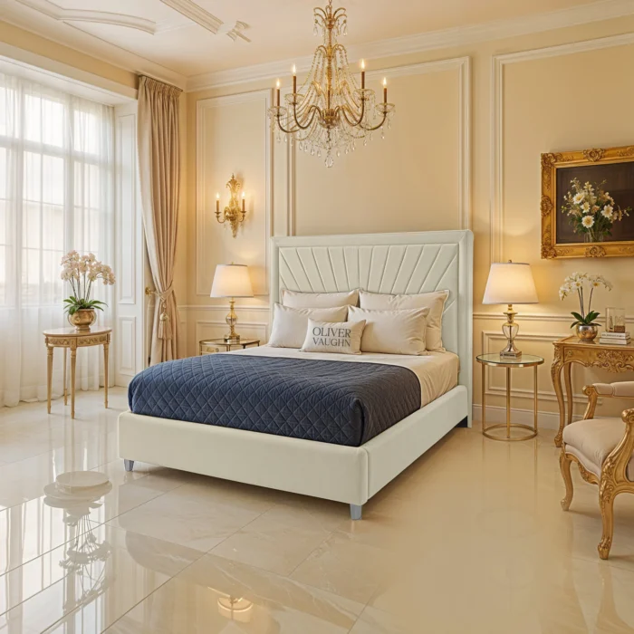 Hilton Sunrise Bed - Cream - Image 2