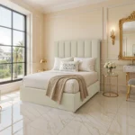 Roll-Top Upholstered - Cream - Image 2
