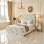 Roll-Top Upholstered - Cream - Image 2