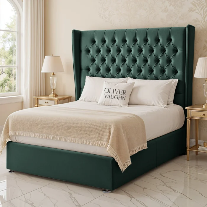 Wing Chesterfield Divan Bed - Embereld - Image 2