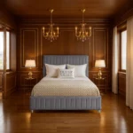 Chelsea Panel Bed - Grey