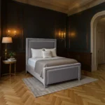 The Elan Upholstered Bed - Grey - Image 2