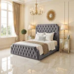 Roll-Top Upholstered - Grey - Image 2
