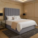 Panel Divan Bed - Grey - Image 2