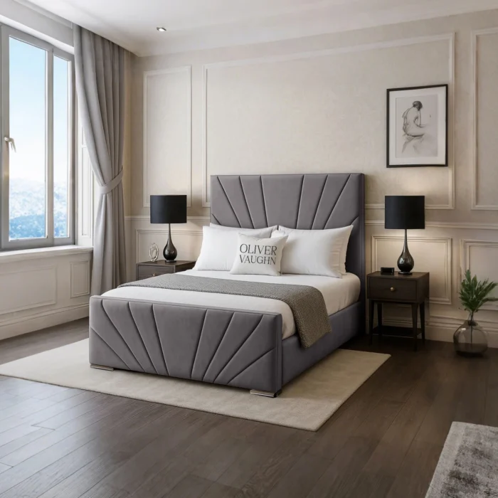 Diego Sunrise Bed - Grey - Image 2