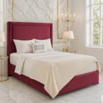 Hilton Divan Bed - Maroon - Image 2