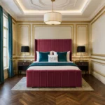 Wing Panel Bed - Maroon