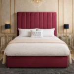 Panel Divan Bed - Maroon