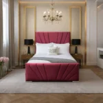 Diego Sunrise Bed - Maroon