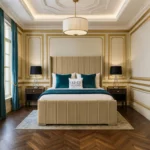 Wing Panel Bed - Mink