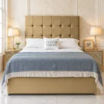 Cube Divan Bed - Mink