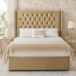 Wing Chesterfield Divan Bed - Mink