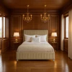 Chelsea Panel Bed - Mink