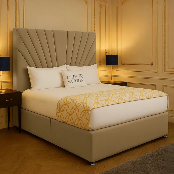 Sunshine Dvan Bed - Mink - Image 2