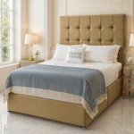 Cube Divan Bed - Mink - Image 2