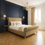 Luxury Sleigh Bed - Mink - Image 2