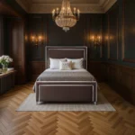 The Elan Upholstered Bed - Mocca