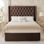 Wing Chesterfield Divan Bed - Mocca