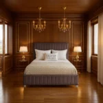 Chelsea Panel Bed - Mocca