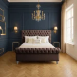 Luxury Sleigh Bed - Mocca