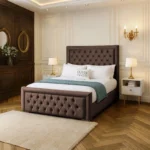 Hilton Chesterfield Bed - Mocca - Image 2