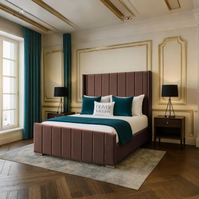 Wing Panel Bed - Mocca - Image 2