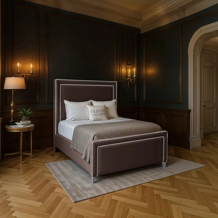 The Elan Upholstered Bed - Mocca - Image 2