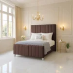 Elise Panel Bed - Mocca - Image 2