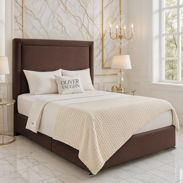 Hilton Divan Bed - Mocca - Image 2