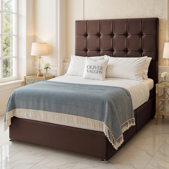 Cube Divan Bed - Mocca - Image 2