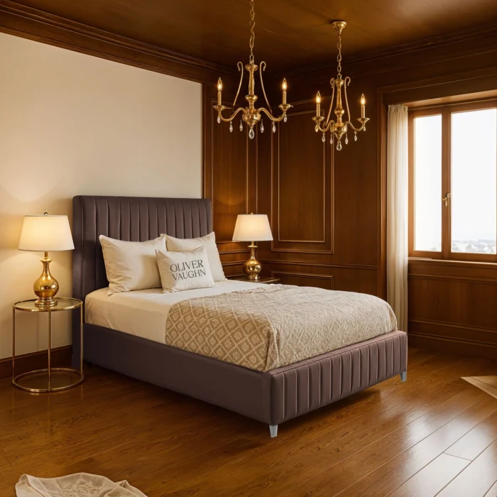 Chelsea Panel Bed - Mocca - Image 2