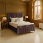 Hilton Panel Bed - Mocca - Image 2