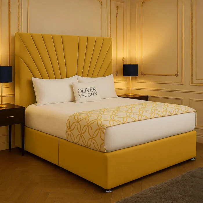 Sunshine Dvan Bed - Mustard - Image 2