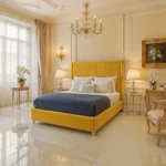 Hilton Sunrise Bed - Mustard - Image 2